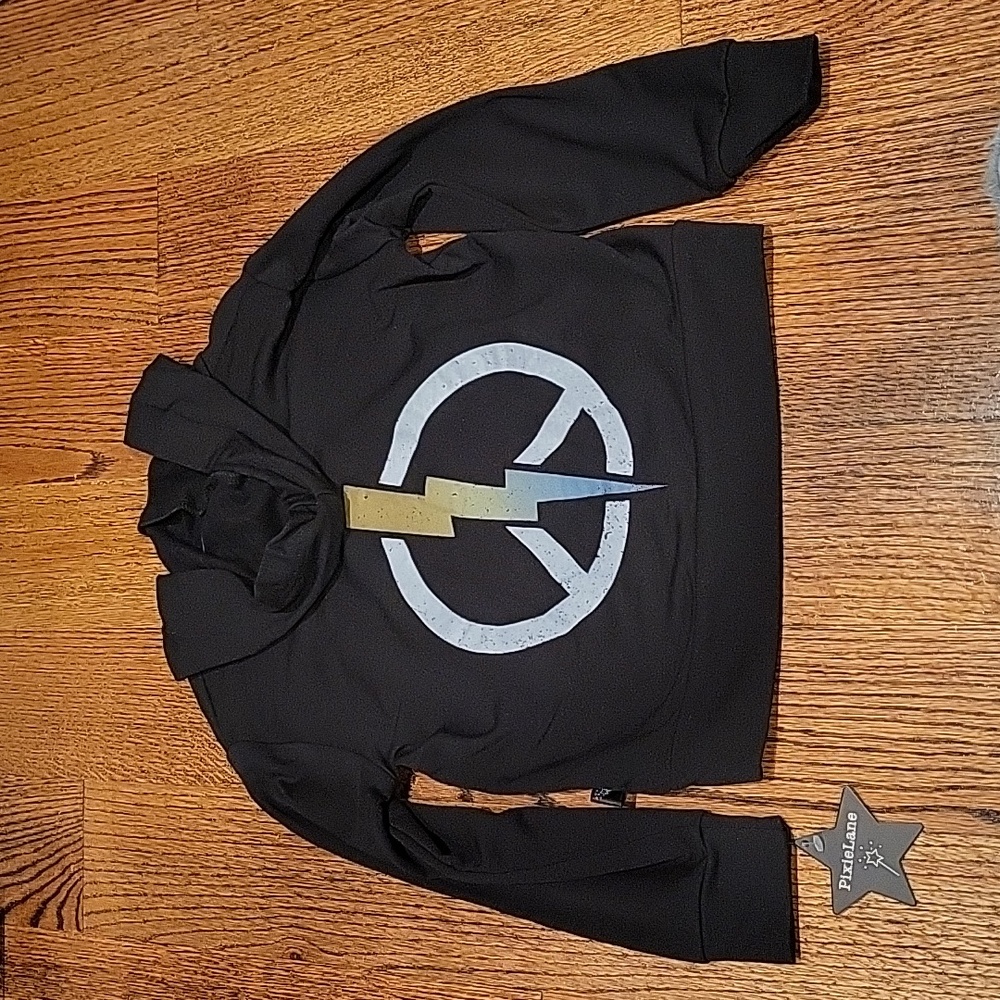 New size 4 lightweight piece sign hoodie